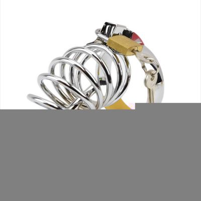 Impound Corkscrew Male Chastity Device with Penis Plug