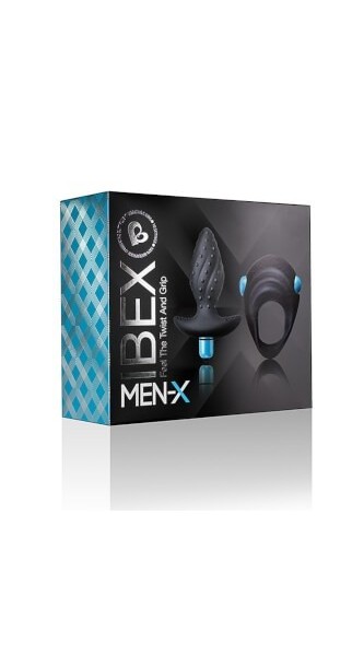 Rocks Off Ibex Cock Ring and Butt Plug Set