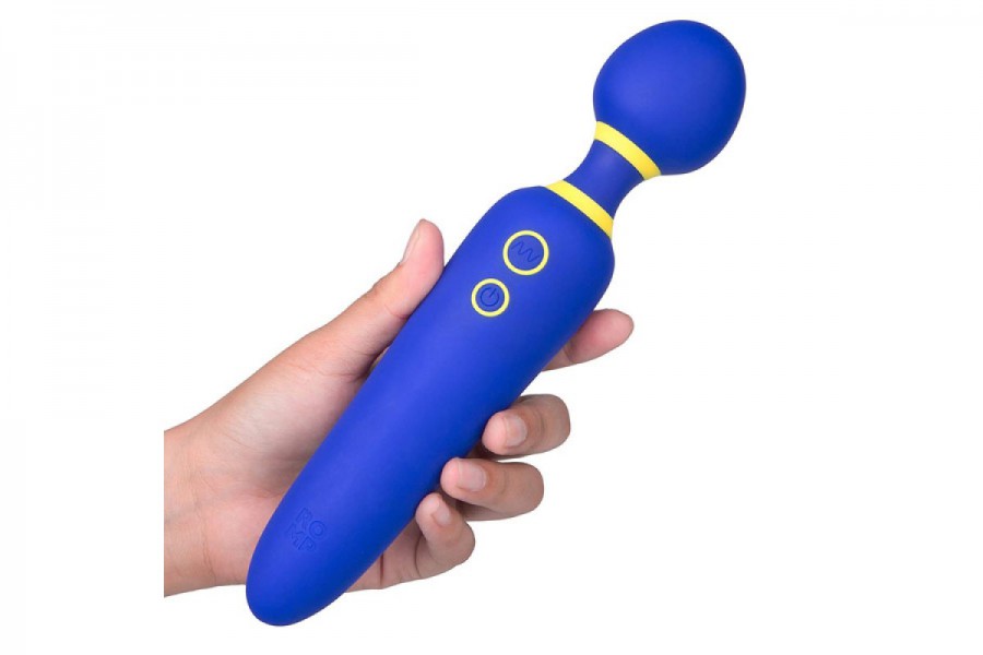 Romp Flip 9" Mini Wand Vibrator With Flexible Neck
