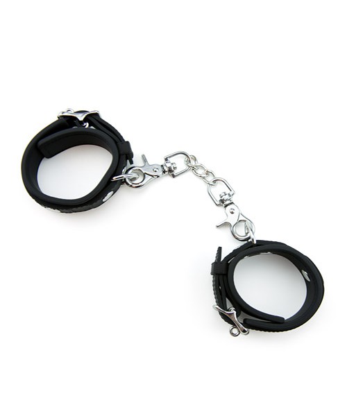 Silicone chained handcuffs