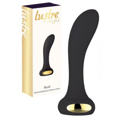 Lustre by Playful Bud Rechargeable G Spot Vibe Black