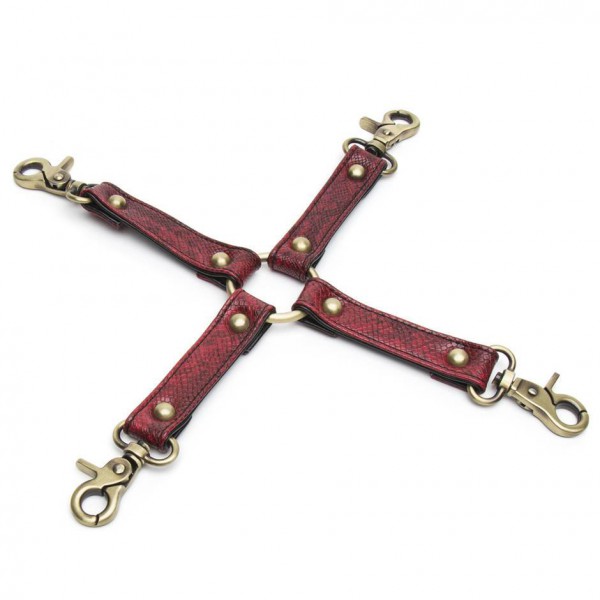 Bondage Boutique Faux Snakeskin Hogtie Set