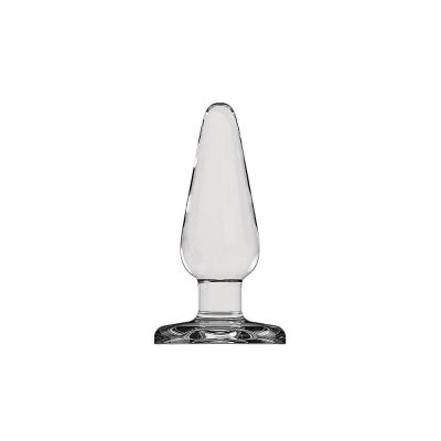 Shots Plug Play Glass Butt Plug 3 Inch