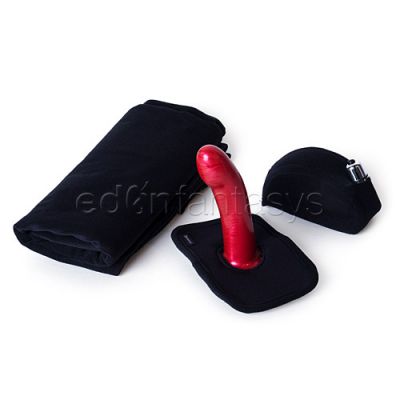 5 Piece vibrating position pillowcase with dildo set