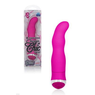 California Exotic 8 Function Classic Curved 5 5 Vibrator