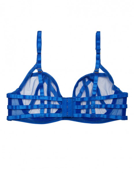 HUSTLER Strappy Mesh Bra — image 5 of 12