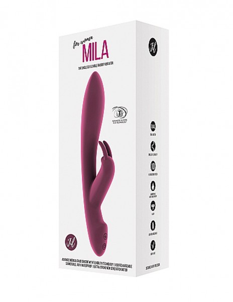 JÌL Mila Deluxe 8.7" Flexible Rabbit Vibrator