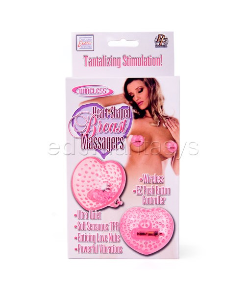 Heart shaped breast massagers