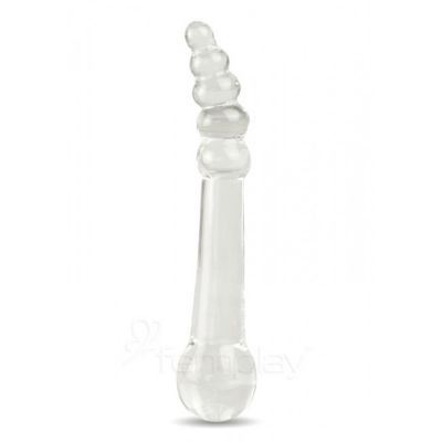 GlassTix Rattle Tail Glass Butt Plug
