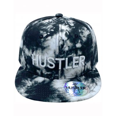 HUSTLER Tie Dye Flat Brim