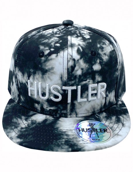HUSTLER Tie Dye Flat Brim