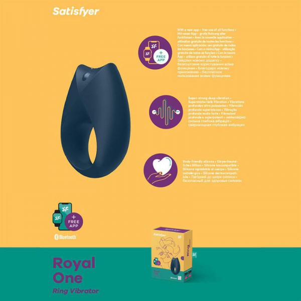Satisfyer Royal One Vibrating Couples Ring With App