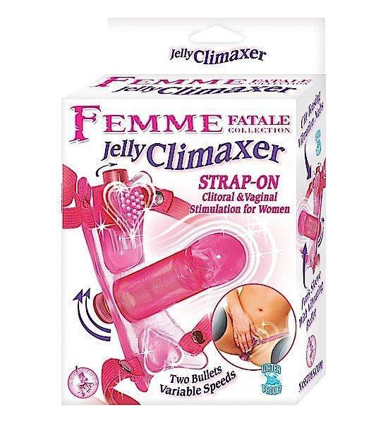 Femme Fatale Jelly Climaxer Strap-On Vibe — image 4 of 5