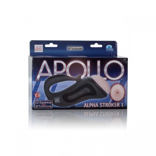 Apollo Alpha Stroker 1 - 30 Function Rechargeable Masturbation Sleeve
