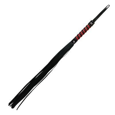 Sex Mischief Red Black Stripe Flogger