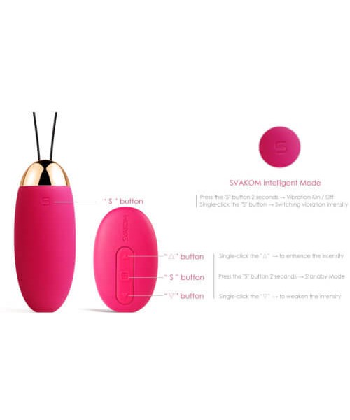 Svakom Elva Remote Control Vibrating Bullet