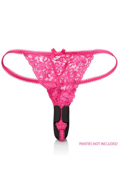 California Exotic Silicone Panty Vibrator With Magnetic Tabs & Remote