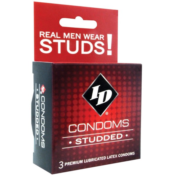 ID Studded Condoms - Box of 3 — image 4 of 4