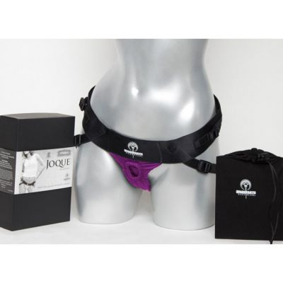 SpareWare Joque Harness Purple and Black Fits Most