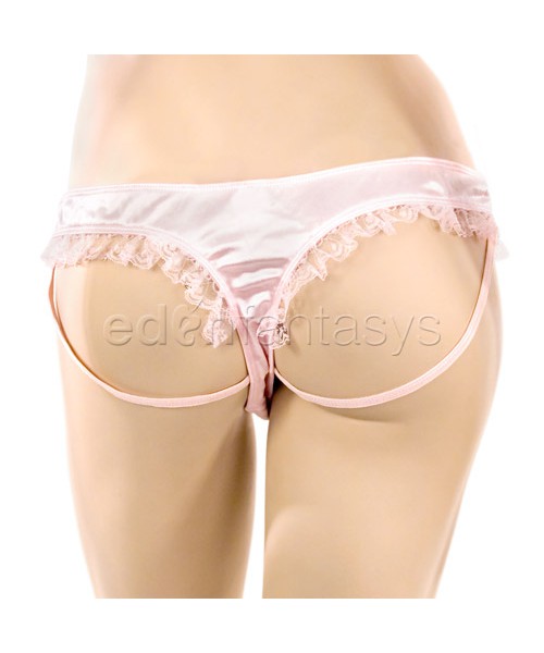 Satin bra and thong set