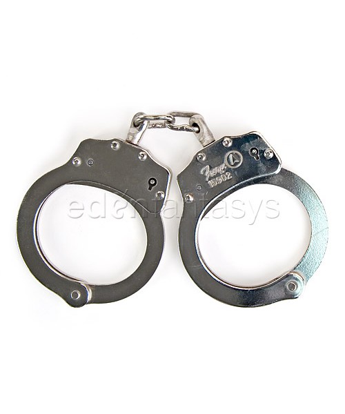Double locking nickel handcuffs