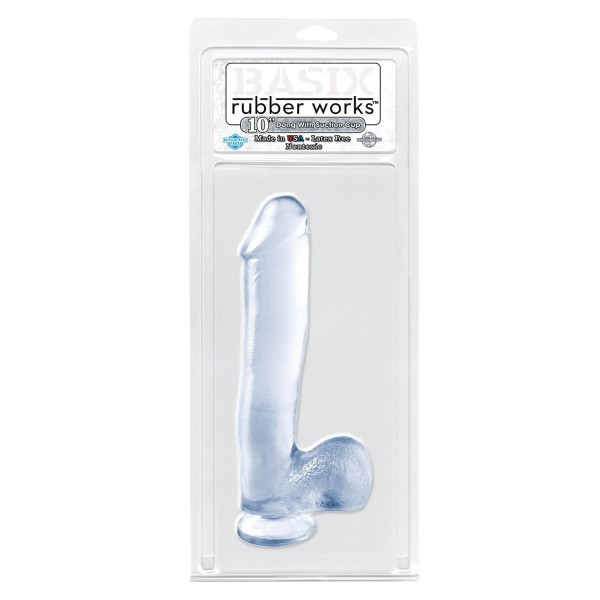 Basix 10" Dong w/Suction Cup — image 4 of 15