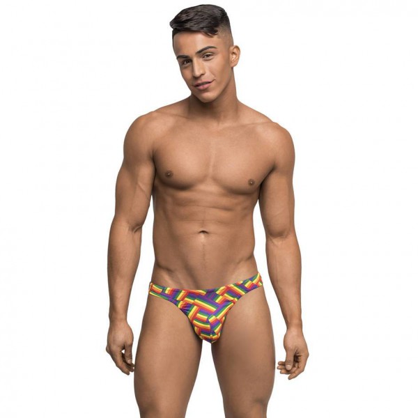 Male Power Rainbow Pride Flag Thong