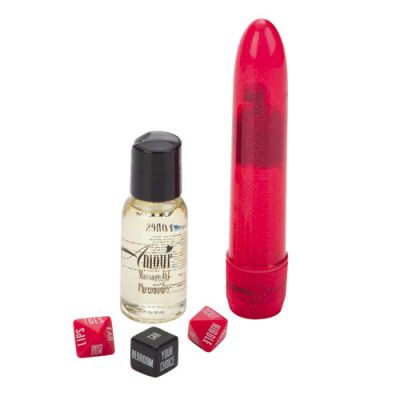 Amour playful massager romance kit