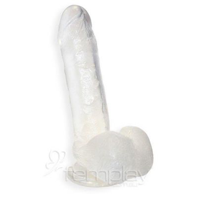 Crystal Jellies 6 Inch Realistic Dildo Clear