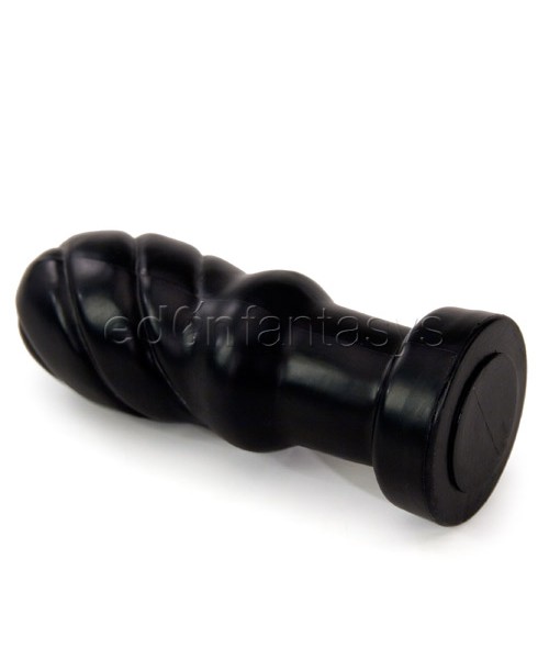 Bonez black dick swirl plug