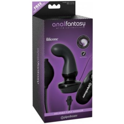 Inflatable P Spot Massager Black