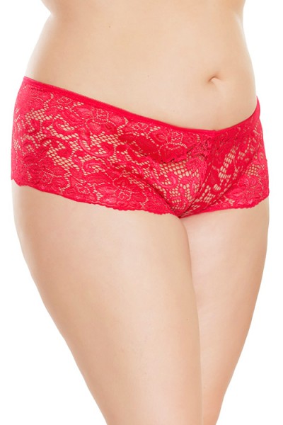 Coquette Daily Hustle Classic Red Boyshort