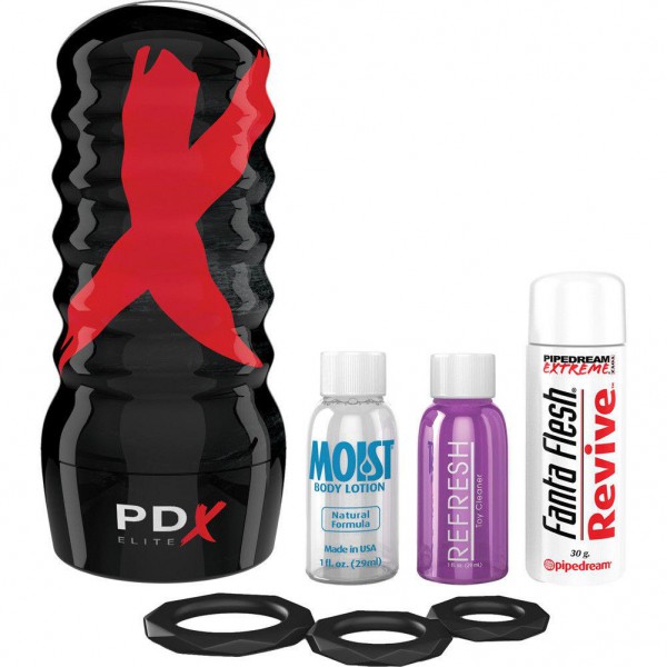 PDX ELITE AIR TIGHT ORAL STROKER