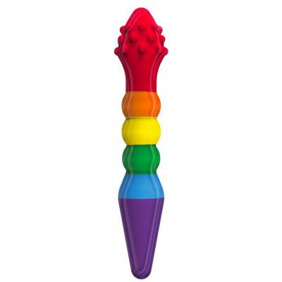 Knob Job Rainbow Anal Silicone Probe