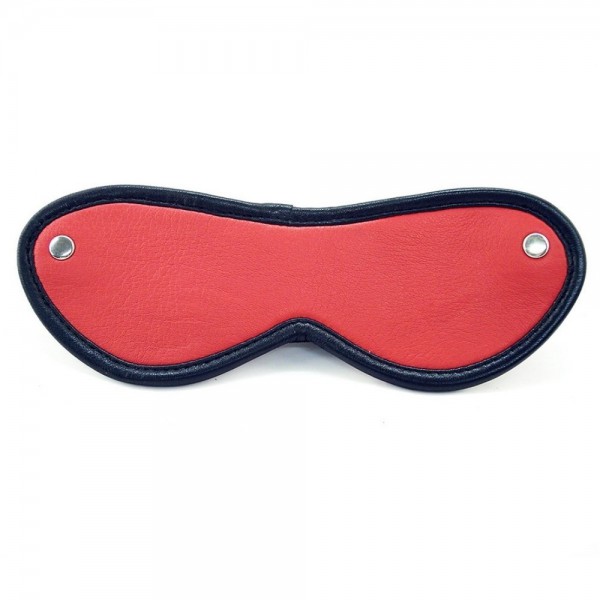 Harmony Red Leather Blindfold