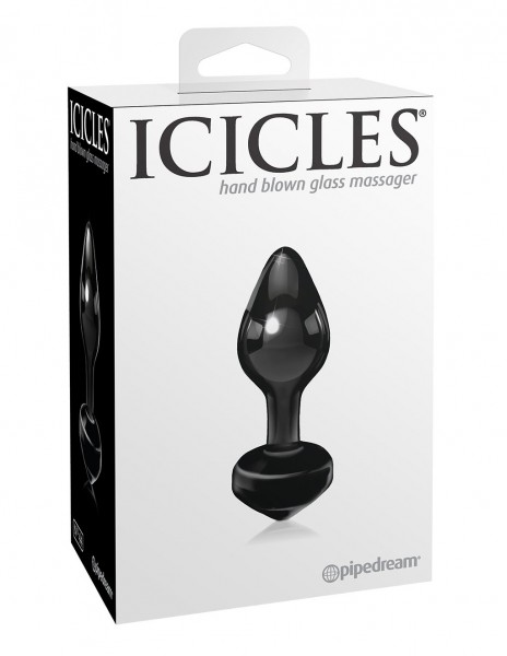 Icicles Glass Butt Plug No 44 - Clear