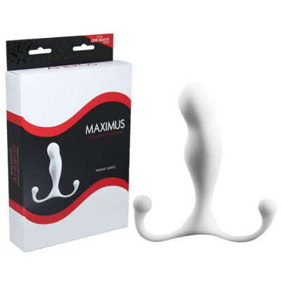 Aneros Maximus Trident White Prostate Massager