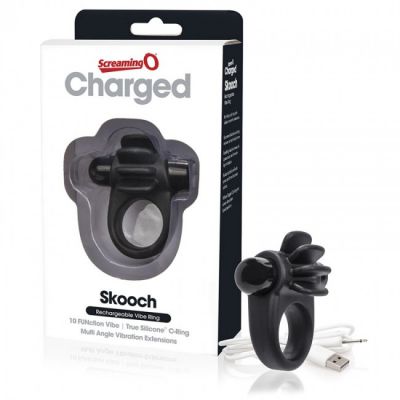 Charged Skooch Cock Ring Black