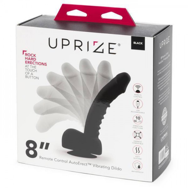 UPRIZE RISING 8 INCH VIBRATING REALISTIC DILDO