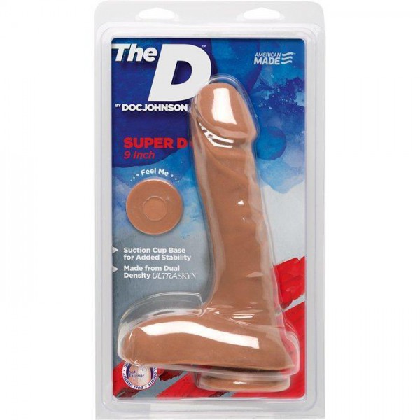 9'' The D "Super D" Dual Density Ultraskin Realistic Dong — image 4 of 5