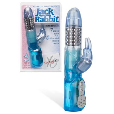 California Exotic Advanced Rotating Beaded 9 5 Jack Rabbit Vibrator