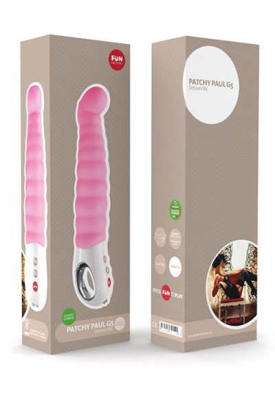 Fun Factory 9" Rechargeable Ribbed G-Spot Vibrator