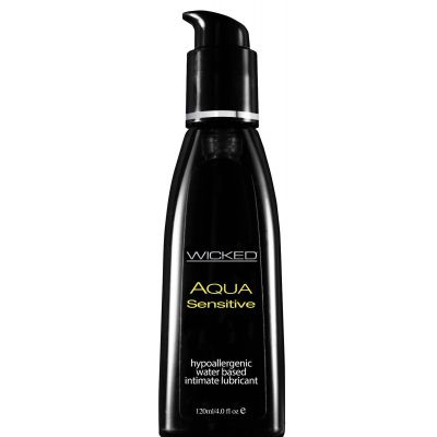 Wicked Aqua Sensitive Water Based Lubricant 120ml