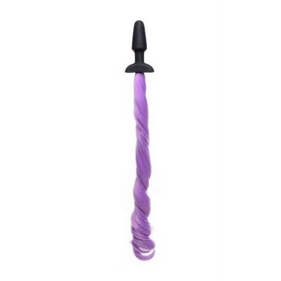 Pony Tail Anal Plug Purple