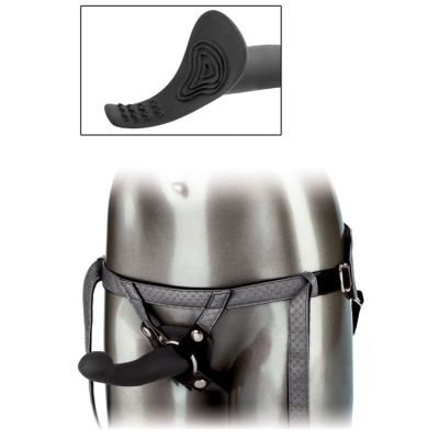 California Exotic Vibrating Strap On Set With 6 5 Dildo