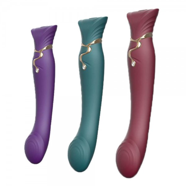 QUEEN SET By Zalo G-spot PulseWave Vibrator with Suction Sleeve