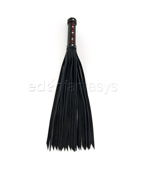 Hearts leather whip