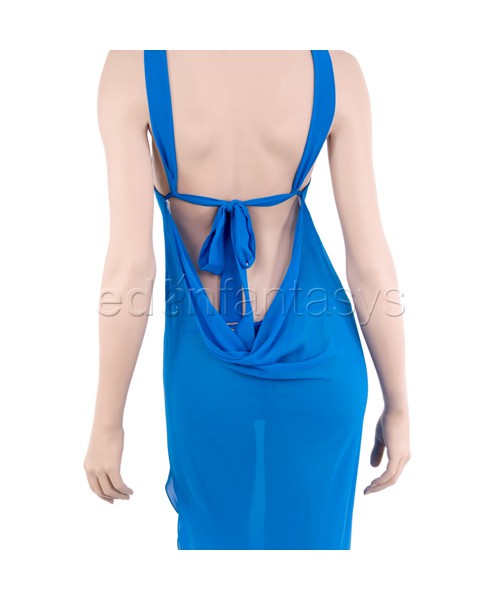 Loungerie gown and g-string
