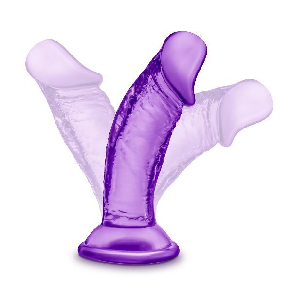 B Yours Sweet N Small  Dildo with Suction Cup 4in Purple — image 5 of 7