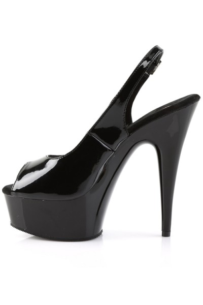 Pleaser Delight 6" Slingback Platform Sandal